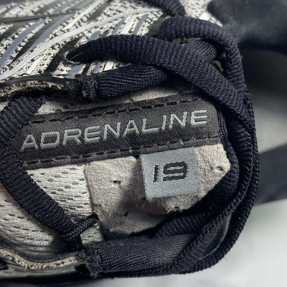 Brooks Men’s Adrenaline GTS 19 D 1202841B156 Gray Oreo Running Sneakers Size 14 - Picture 7 of 8